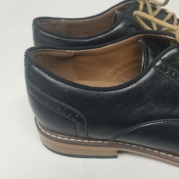 MADDEN DRESS SHOES. BLACK LEATHER LOOK SHOES 9M. - Picture 9 of 16